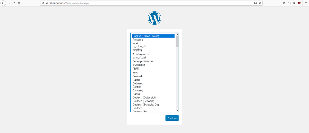 Screenshot from Manage Container With Portainer