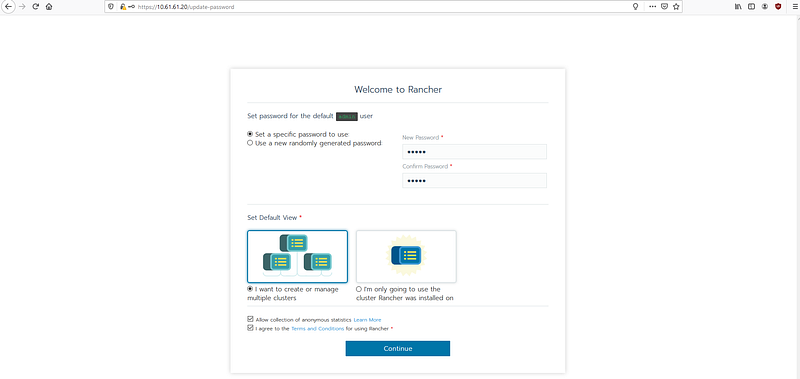 Screenshot from Playing with Rancher For Manage existing Kubernetes Cluster