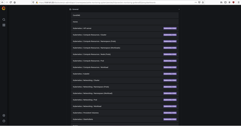 Screenshot from Playing with Rancher For Manage existing Kubernetes Cluster